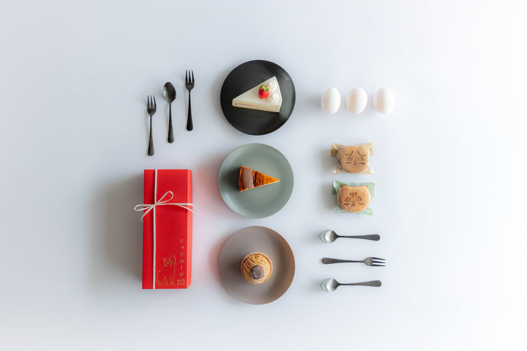 Assorted cakes and pastries